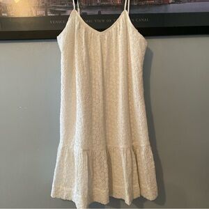 Madewell Textured white  Mini Dress